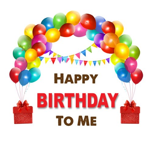 Happy Birthday To Me dpz- gift balloons photo