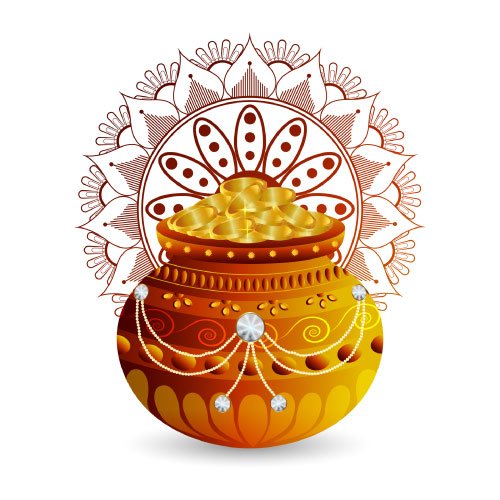 Happy Dhanteras - nice look white color background 