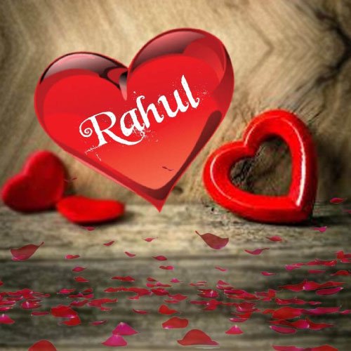 Rahul Dp - red heart nice background