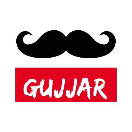 Gujjar Dp - text in red box photo