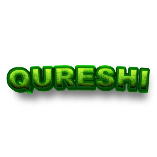 Qureshi Cast Dp - 3d green color text photo