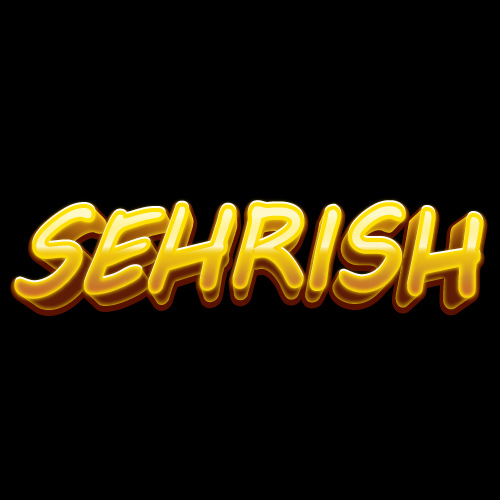 Sehrish name dp - 3d font