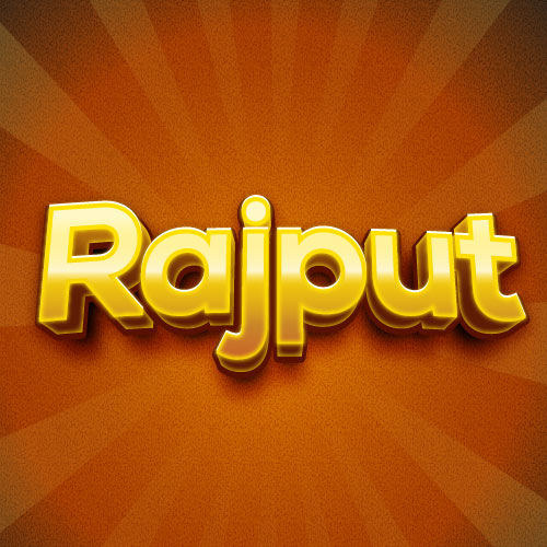 Rajput Surname Dp - beautiful background golden color text photo