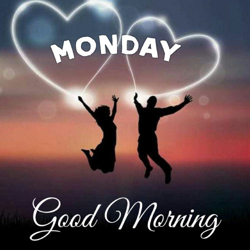 Good Morning Monday Images - beautiful background white color glowing heart photo