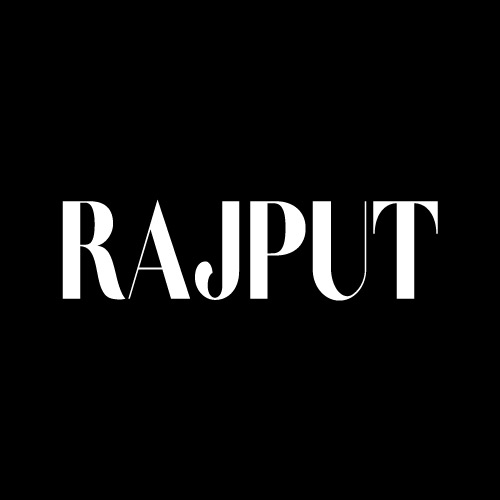 Rajput Dp - black color background white color text image