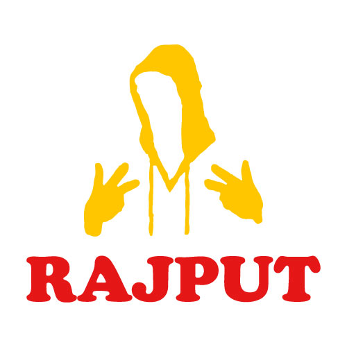 Rajput Surname Dp - boy vector yellow color text red color pic