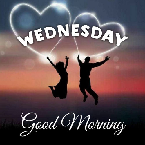 Good Morning Wednesday Images - couple with heart pic