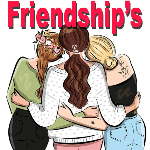 Friendship Dp Photo - good look girls photo pink text color pic