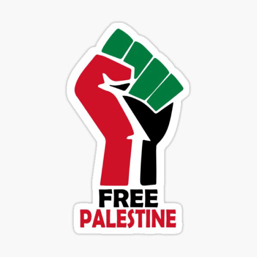 Palestine Dp - hand flag pic
