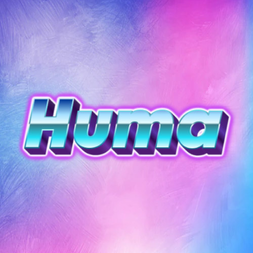 Huma Name DP - 3d text pic