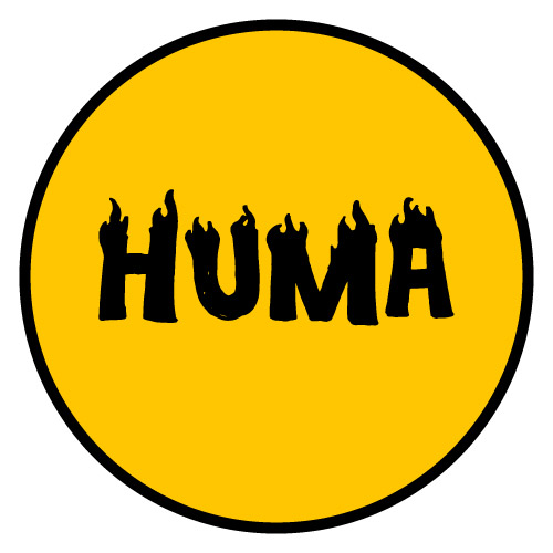 Huma Name DP - black yellow circle