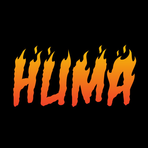 Huma Name DP - fire text pic