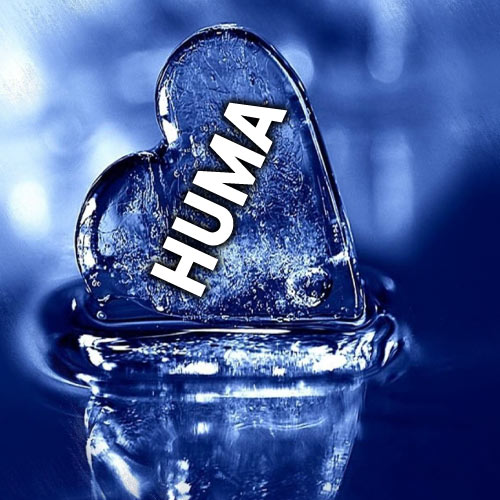 Huma Name DP - ice heart