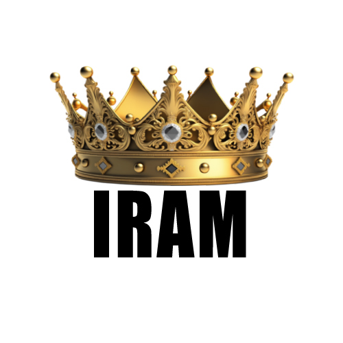 Iram Name DP - crown on text