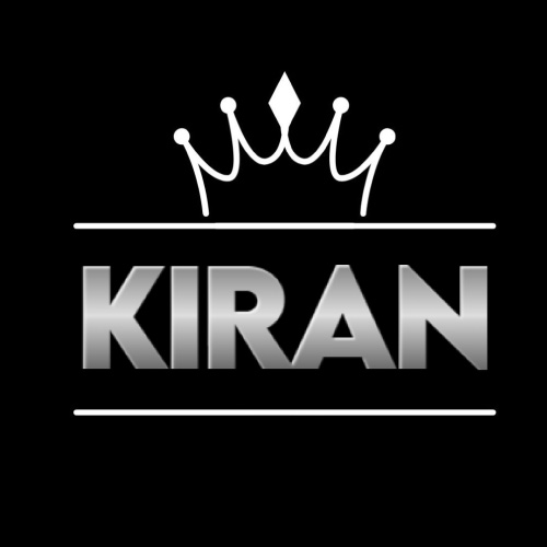 Kiran text pic for status outline crown 