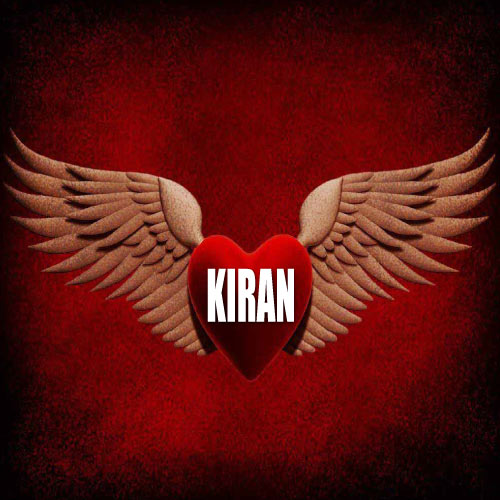 Kiran Naam photo - flying red heart