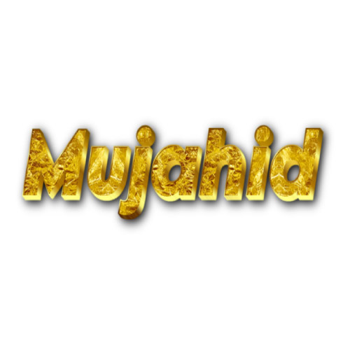 Mujahid Name Dp - 3d text