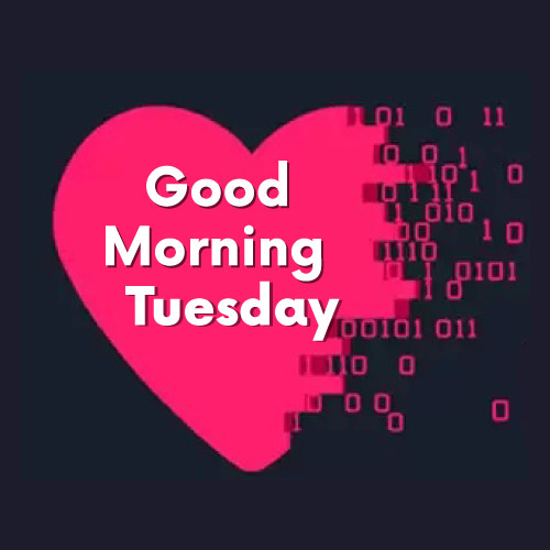Good Morning Tuesday Images - pink heart photo