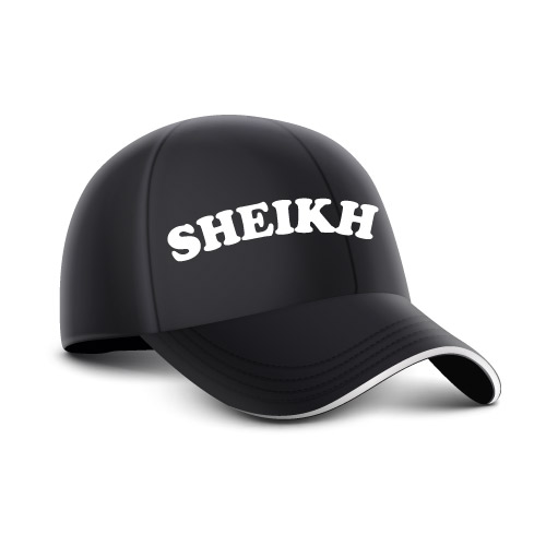 Sheikh Dp - nice look cap white color text photo