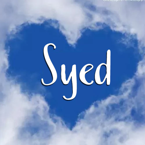 Syed Dp - nice cloud heart pic