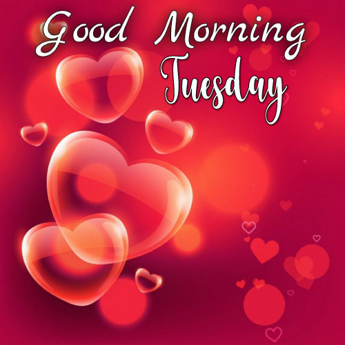 Good Morning Tuesday Images - 3d heart background pic