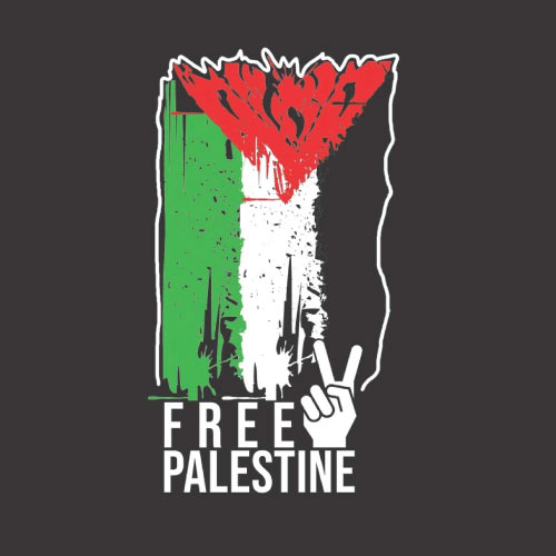 Palestine Dp - outline flag