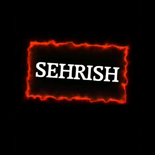 Sehrish name dp - red box 