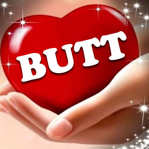 Butt Cast Dp - red heart girl hand photo