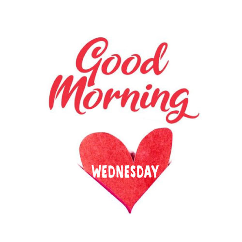 Good Morning Wednesday Images - red heart