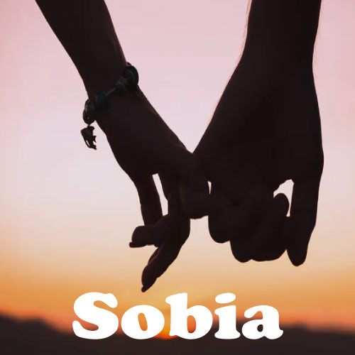 Sobia Name Dp - couple hand to hand