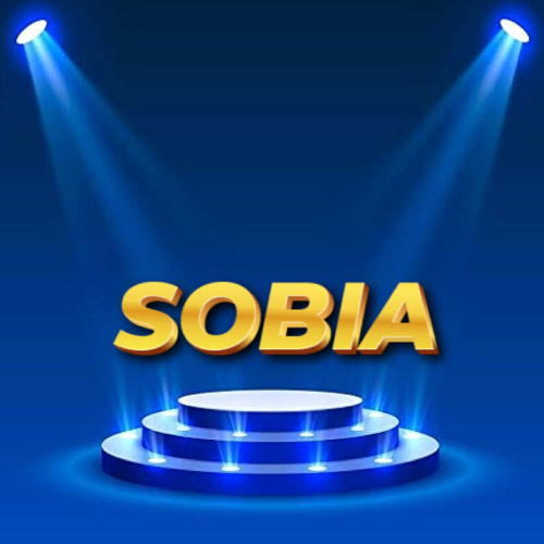 Sobia Name Dp - lighting background golden font