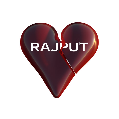 Rajput Dp - white color background broken heart photo
