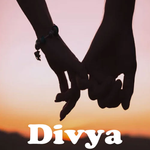 Divya Name Dp - couple hand to hand