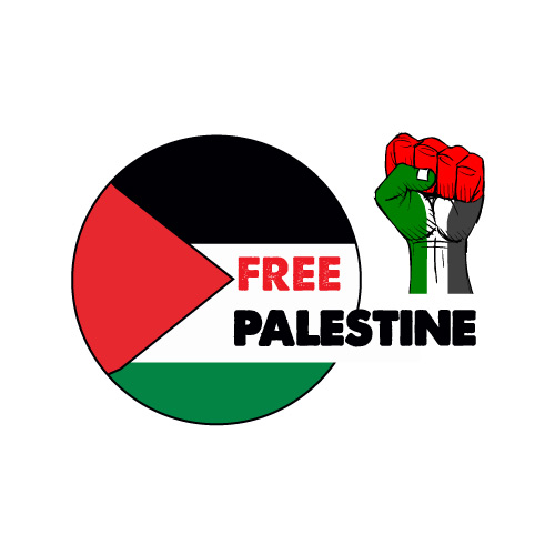 Palestine Dp - flag hand pic
