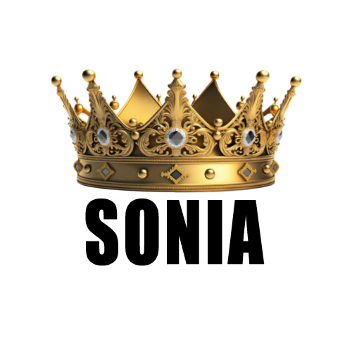 Sonia Name Dp - crown on text