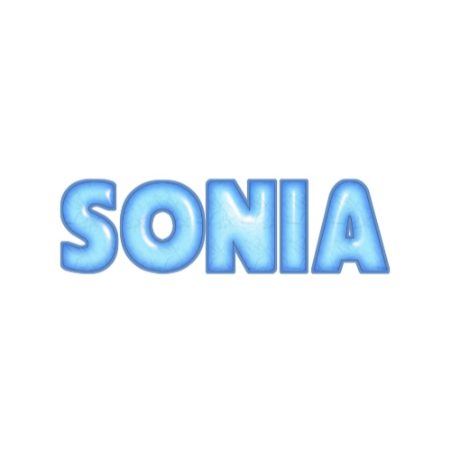 Sonia Name Dp - stone like text