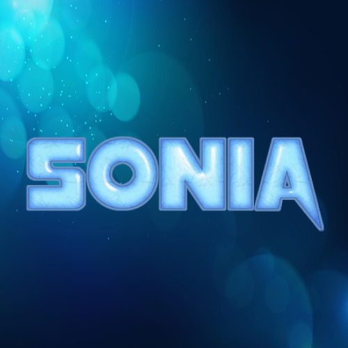 Sonia Name Dp - stone text 