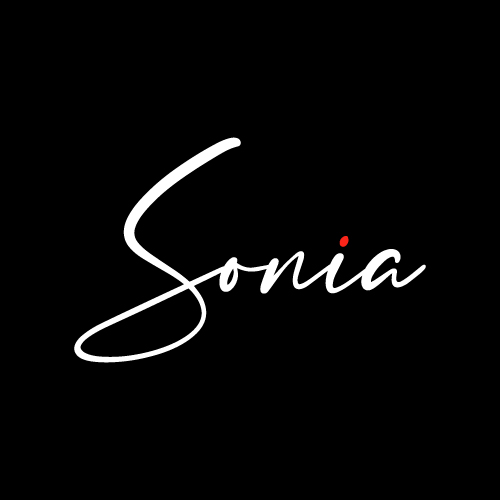 Sonia Name Dp - white red font