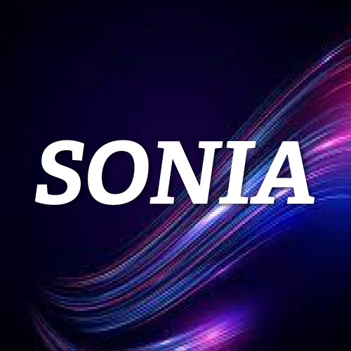 Sonia Name Dp - white text