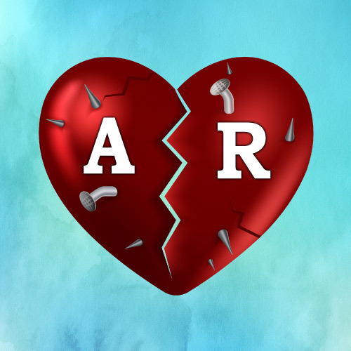 A R Picture - 3d broken heart