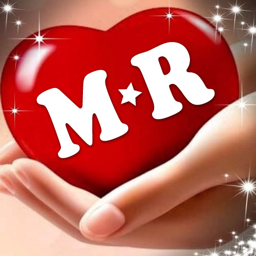 M R Love Picture - 3d heart in hand 