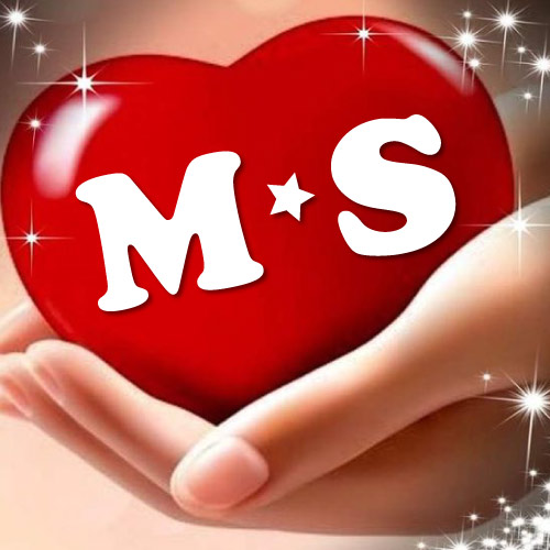 M S DP - 3d red heart in hand