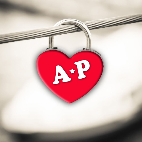 A P Picture - heart lock