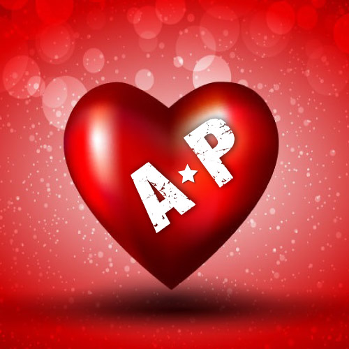 A P Dp - shining background 3d heart