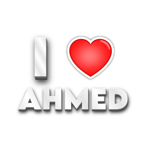 Ahmed Name Photo - i love ahmed