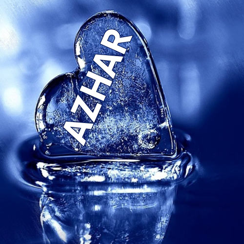 Azhar Name Dp - ice heart