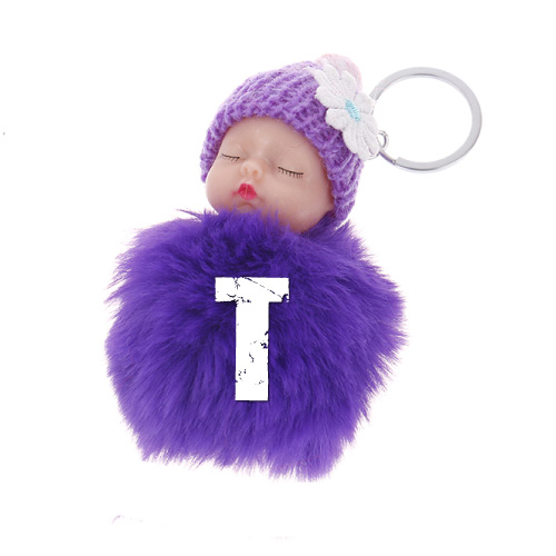 T Name Dp - baby keychain