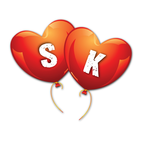 SK Love letter - balloon hearts