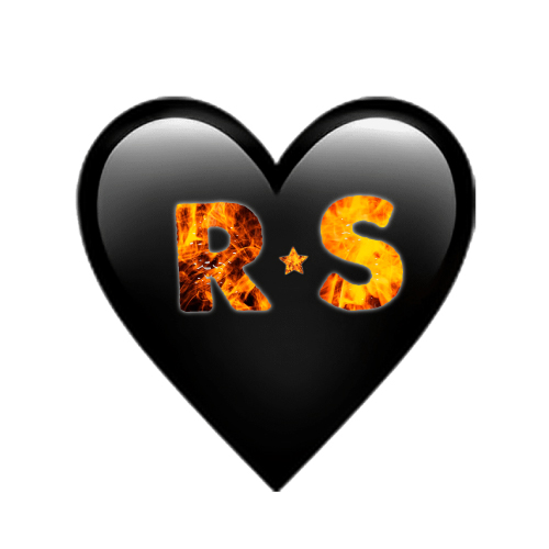 R S Image - black heart 