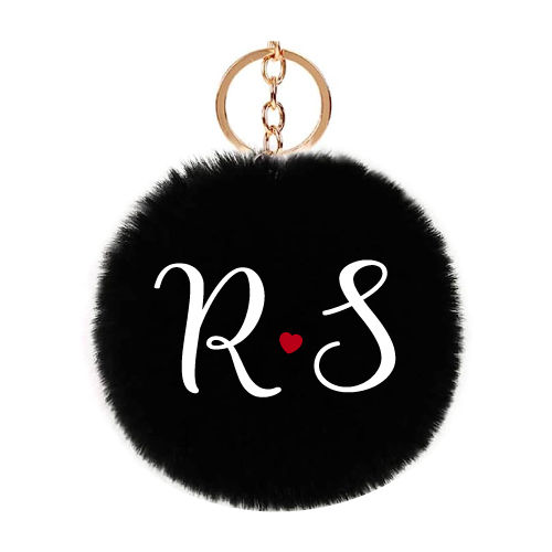 R S Photo - black keychain